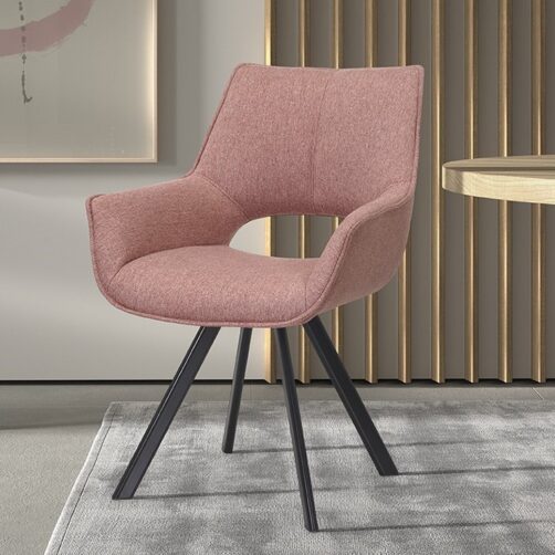 Chaise en tissu "Tim"