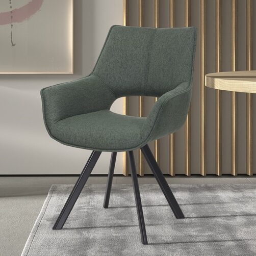 Chaise en tissu "Tim"