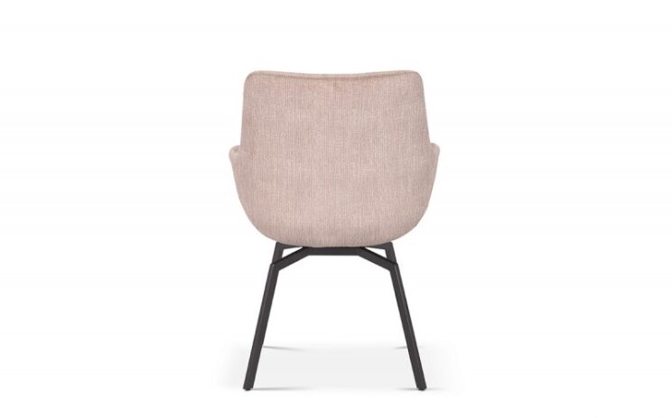 Chaise pivotante en velours "Modest" - Image 4