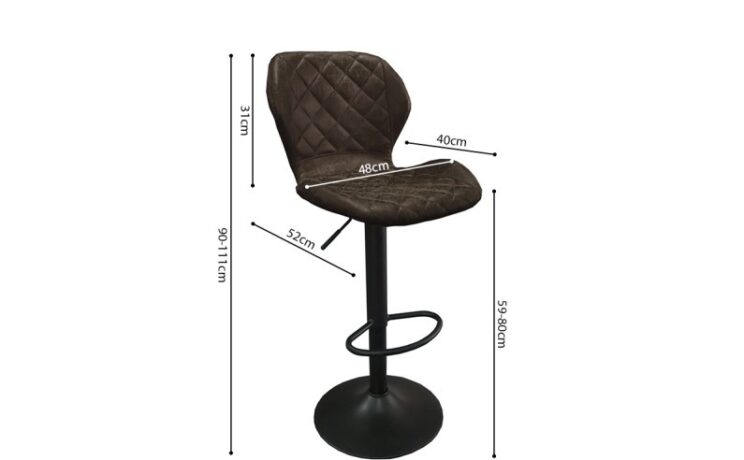 Tabouret de bar "Malaga" - Image 5