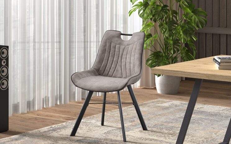 Chaise en micro fibre "Pablo"