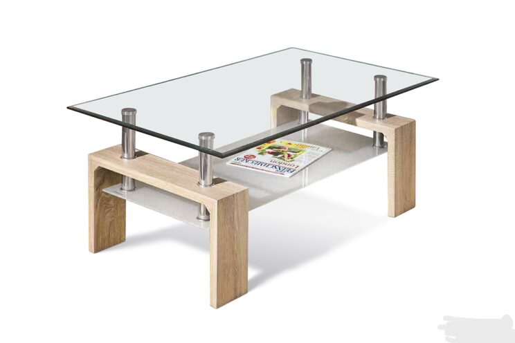 Table basse en verre trempé "Alana" - Image 5