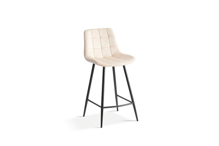 Tabouret en velours "Juta" - Image 3