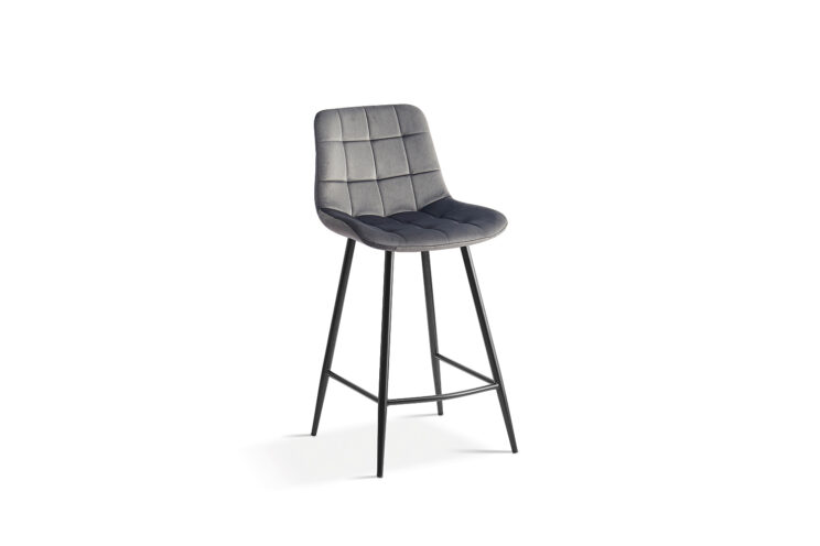 Tabouret en velours "Juta" - Image 3