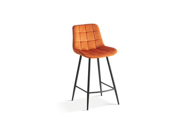 Tabouret en velours "Juta" - Image 3