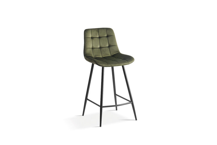 Tabouret en velours "Juta" - Image 3