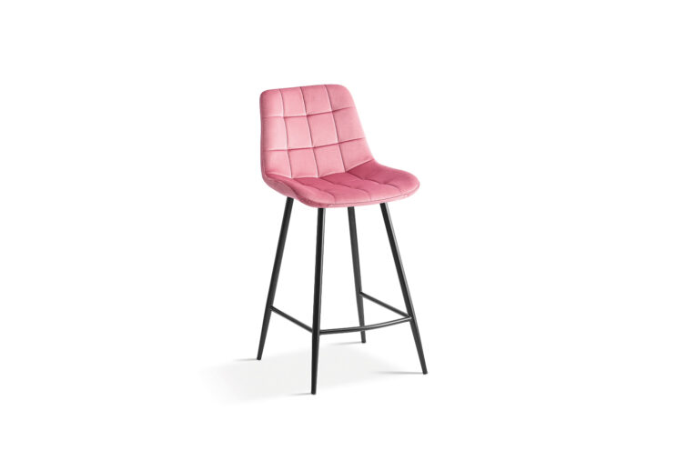 Tabouret en velours "Juta" - Image 3