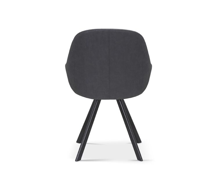 Chaise en tissu dos en PU "Jan" - Image 5