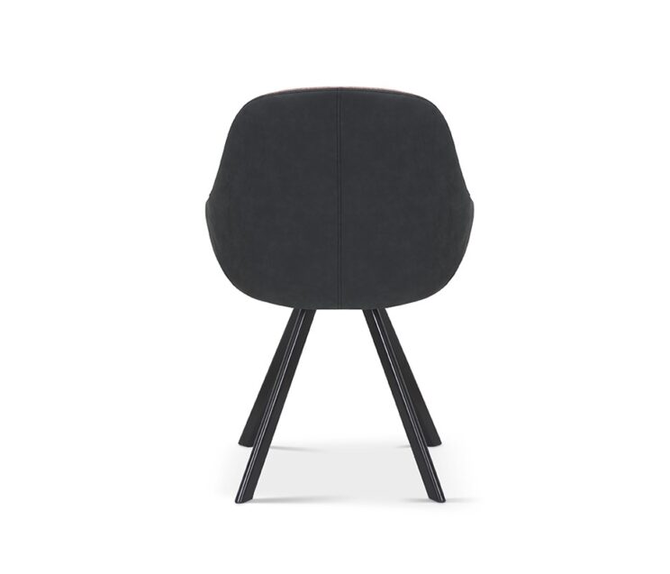 Chaise en tissu dos en PU "Jan" - Image 4
