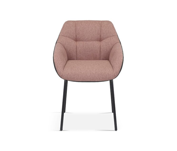 Chaise en tissu dos PU "Sem" - Image 3