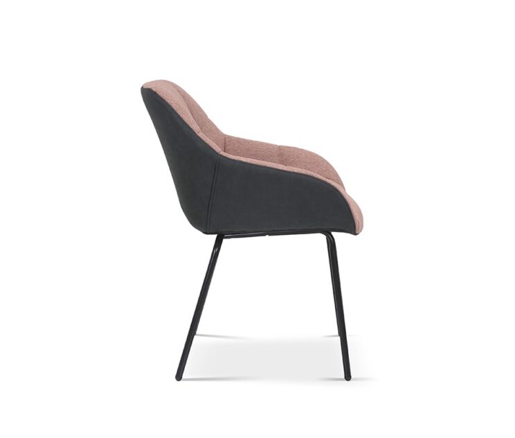 Chaise en tissu dos PU "Sem" - Image 4