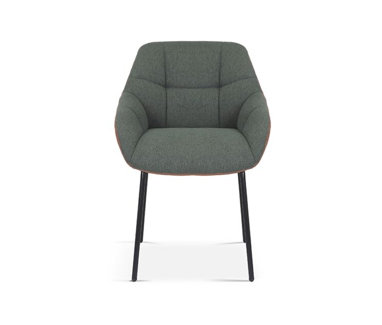 Chaise en tissu dos PU "Sem" - Image 3