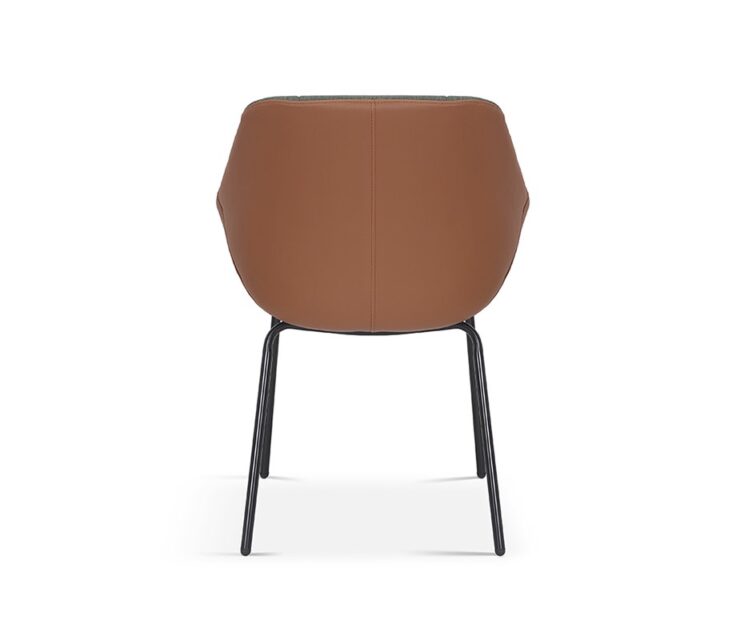 Chaise en tissu dos PU "Sem" - Image 5