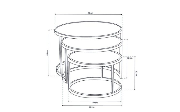 Table basse en manguier "Lennox" - Image 2