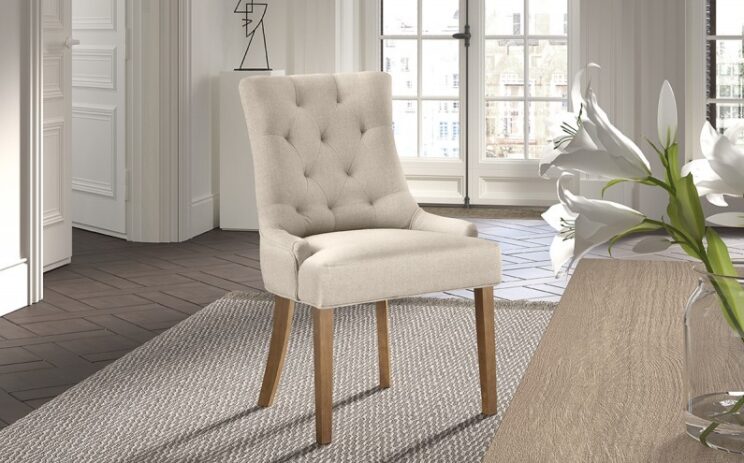 Chaise en tissu "Fancy"
