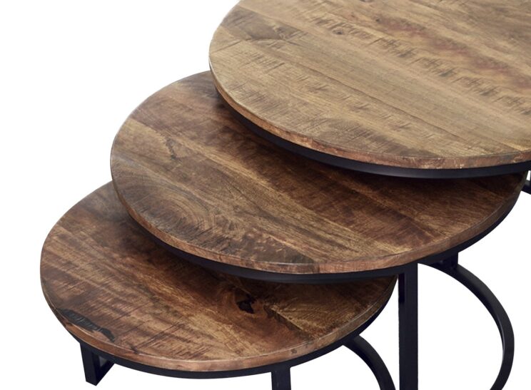 Table basse en manguier "Arnod" - Image 4