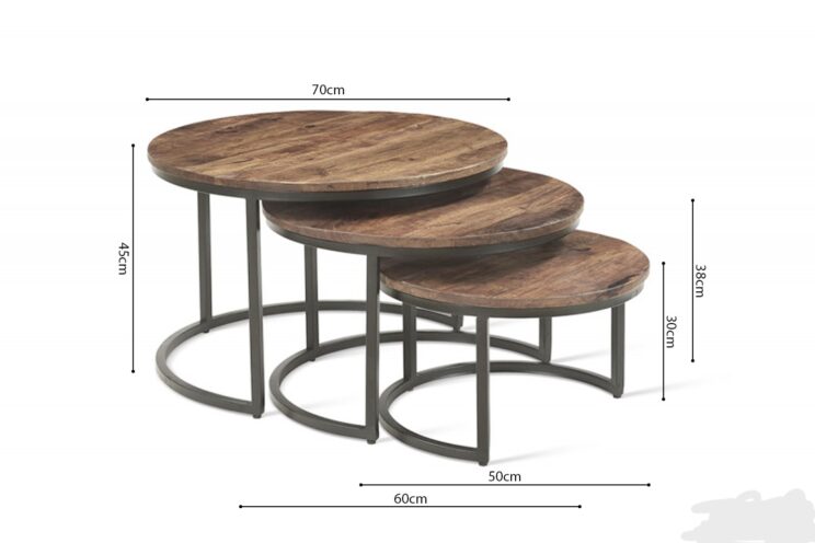 Table basse en manguier "Arnod" - Image 7