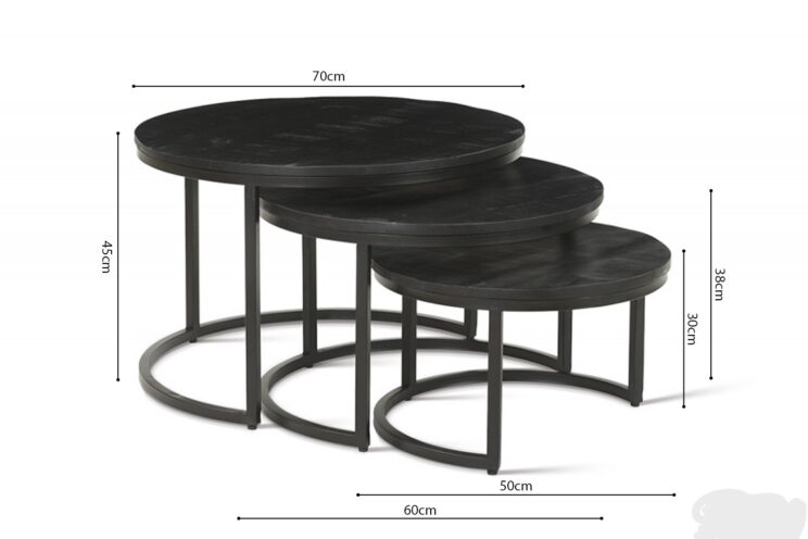 Table basse en manguier "Arnod" - Image 9