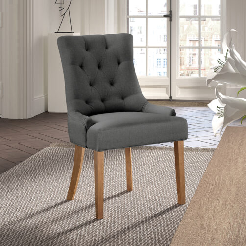 Chaise en tissu "Fancy"