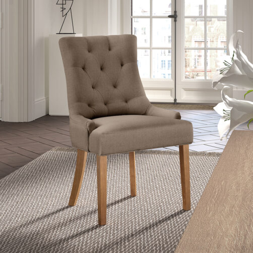 Chaise en tissu "Fancy"