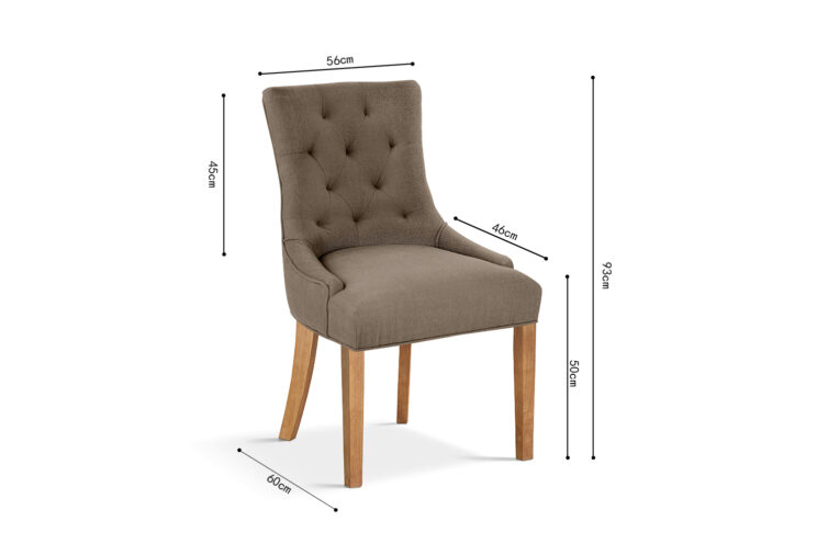 Chaise en tissu "Fancy" - Image 6