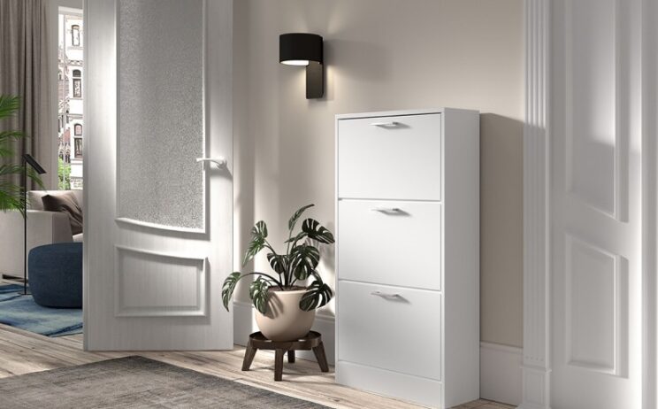 Armoire à chaussures 3 tiroirs "Carini"