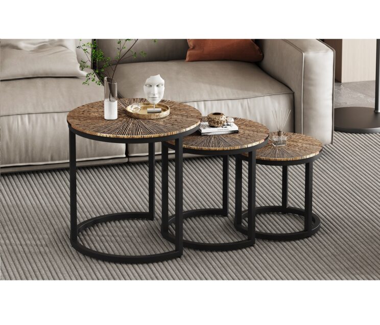 Table basse set de 3 "Alicia"