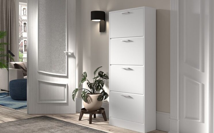 Armoire à chaussures 4 tiroirs "Carini"