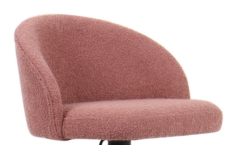 Tabouret de bar en tissu bouclé "Arda" - Image 4