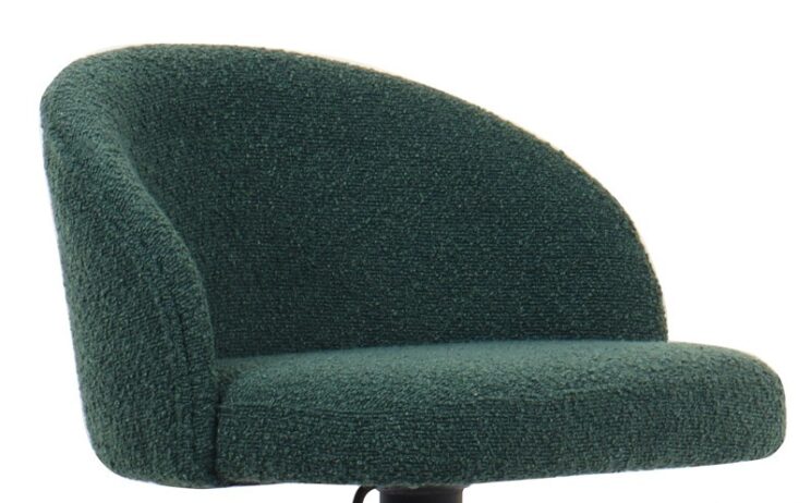Tabouret de bar en tissu bouclé "Arda" - Image 4