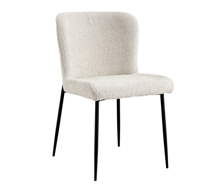 Chaise en tissu bouclé "Lisa" - Image 3