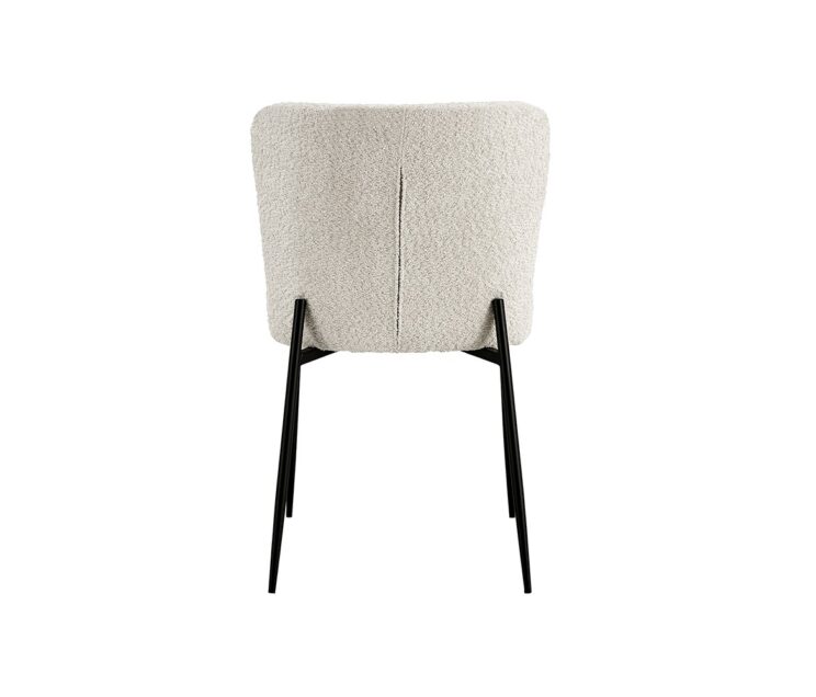 Chaise en tissu bouclé "Lisa" - Image 5