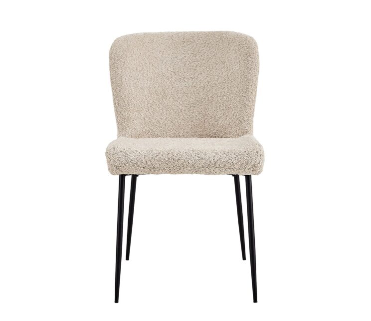 Chaise en tissu bouclé "Lisa" - Image 2