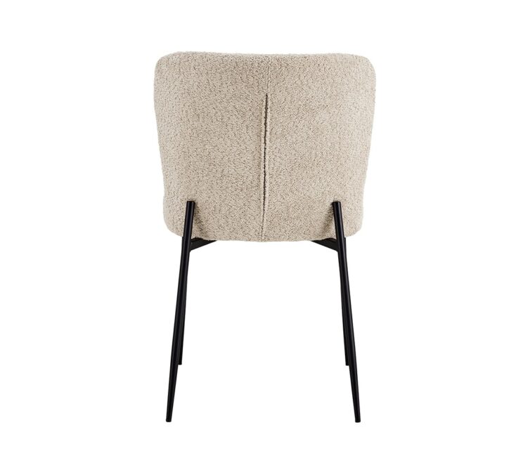 Chaise en tissu bouclé "Lisa" - Image 5