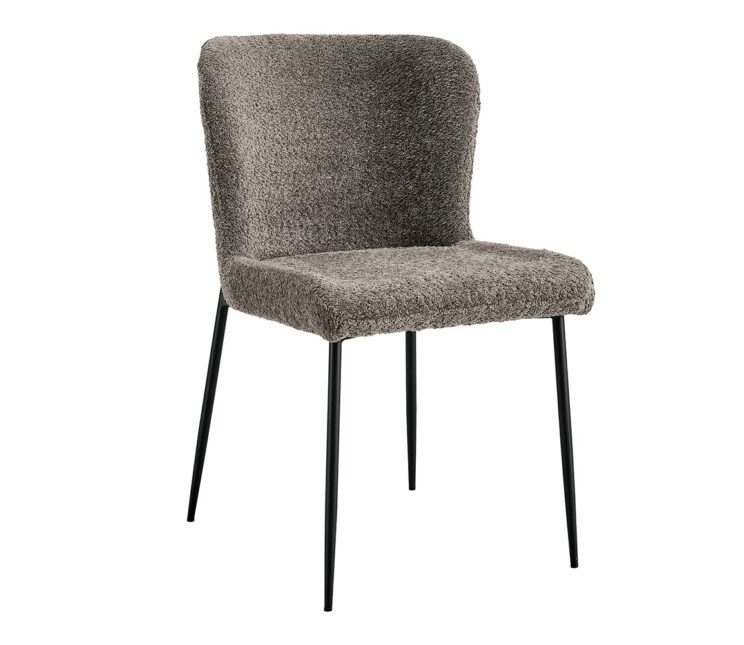 Chaise en tissu bouclé "Lisa" - Image 3