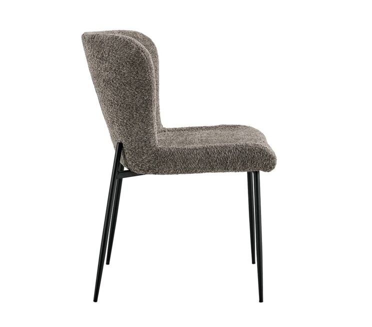 Chaise en tissu bouclé "Lisa" - Image 4