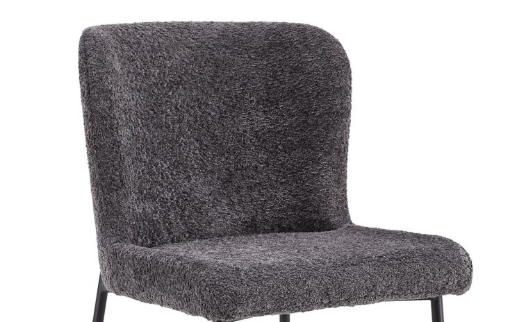 Chaise en tissu bouclé "Lisa" - Image 6