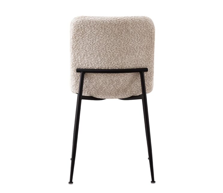 Chaise en tissu bouclé "Alice" - Image 5
