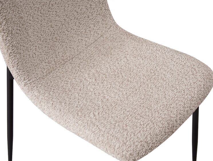 Chaise en tissu bouclé "Alice" - Image 6