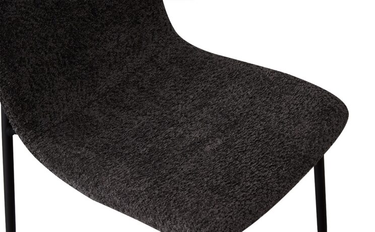 Chaise en tissu bouclé "Alice" - Image 6