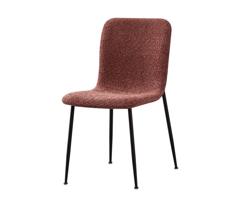 Chaise en tissu bouclé "Alice" - Image 3