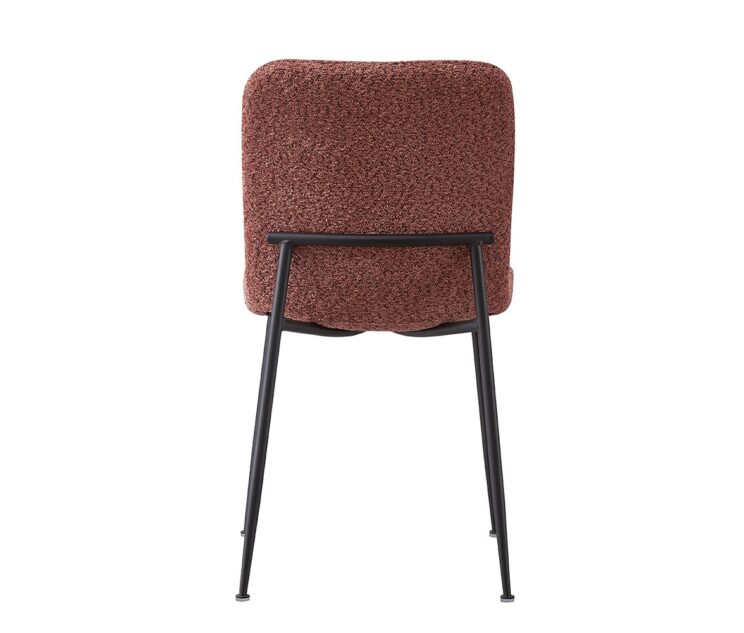 Chaise en tissu bouclé "Alice" - Image 5