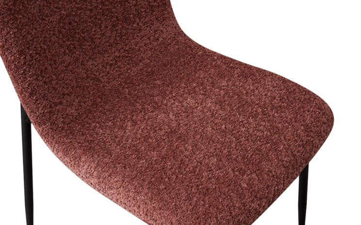 Chaise en tissu bouclé "Alice" - Image 6