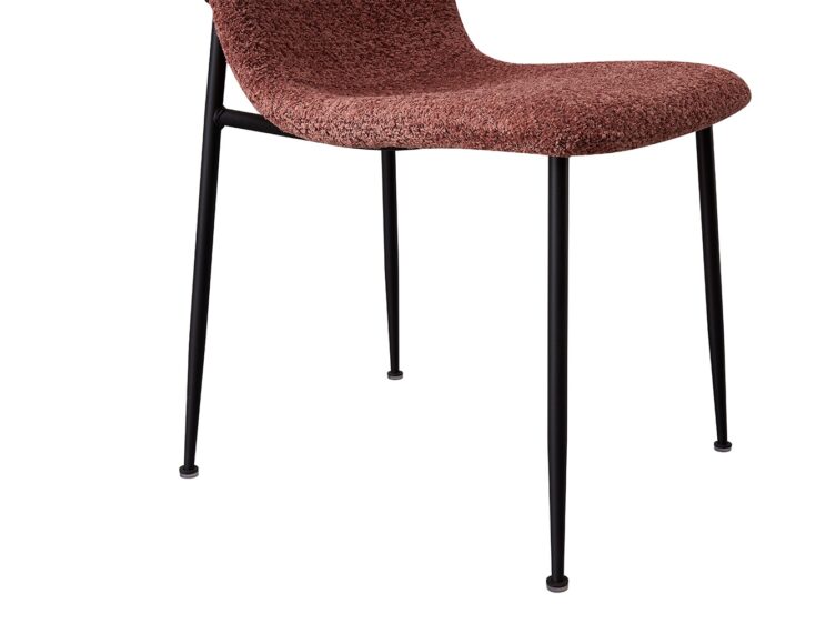 Chaise en tissu bouclé "Alice" - Image 7
