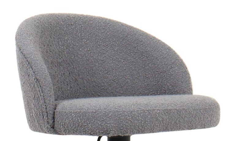Tabouret de bar en tissu bouclé "Arda" - Image 4