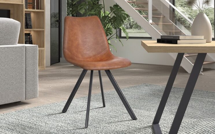 Chaise en simili "Emma"