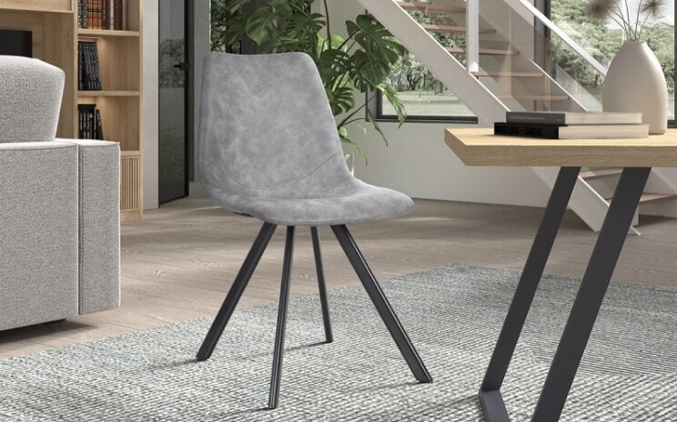 Chaise en simili "Emma"