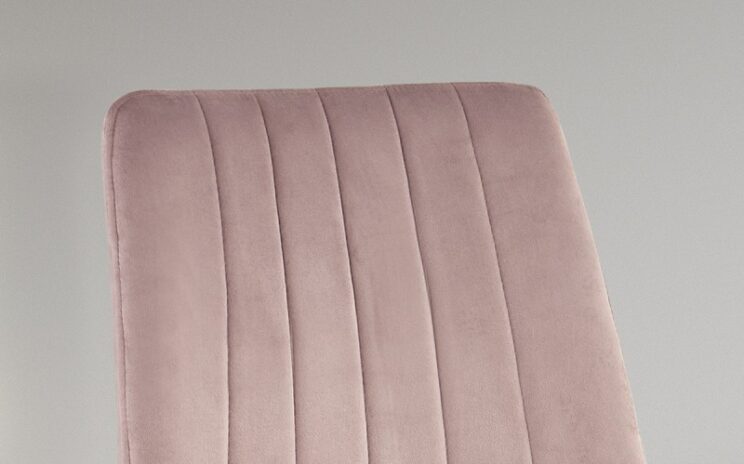 Chaise en velours "Willis" - Image 6