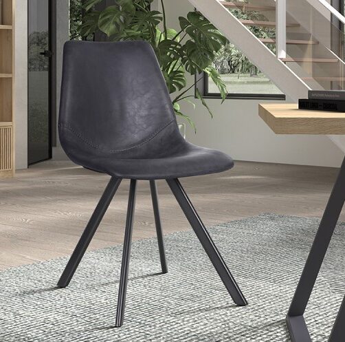 Chaise en simili "Emma"