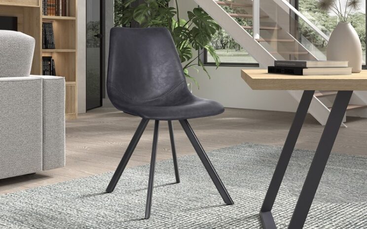Chaise en simili "Emma"